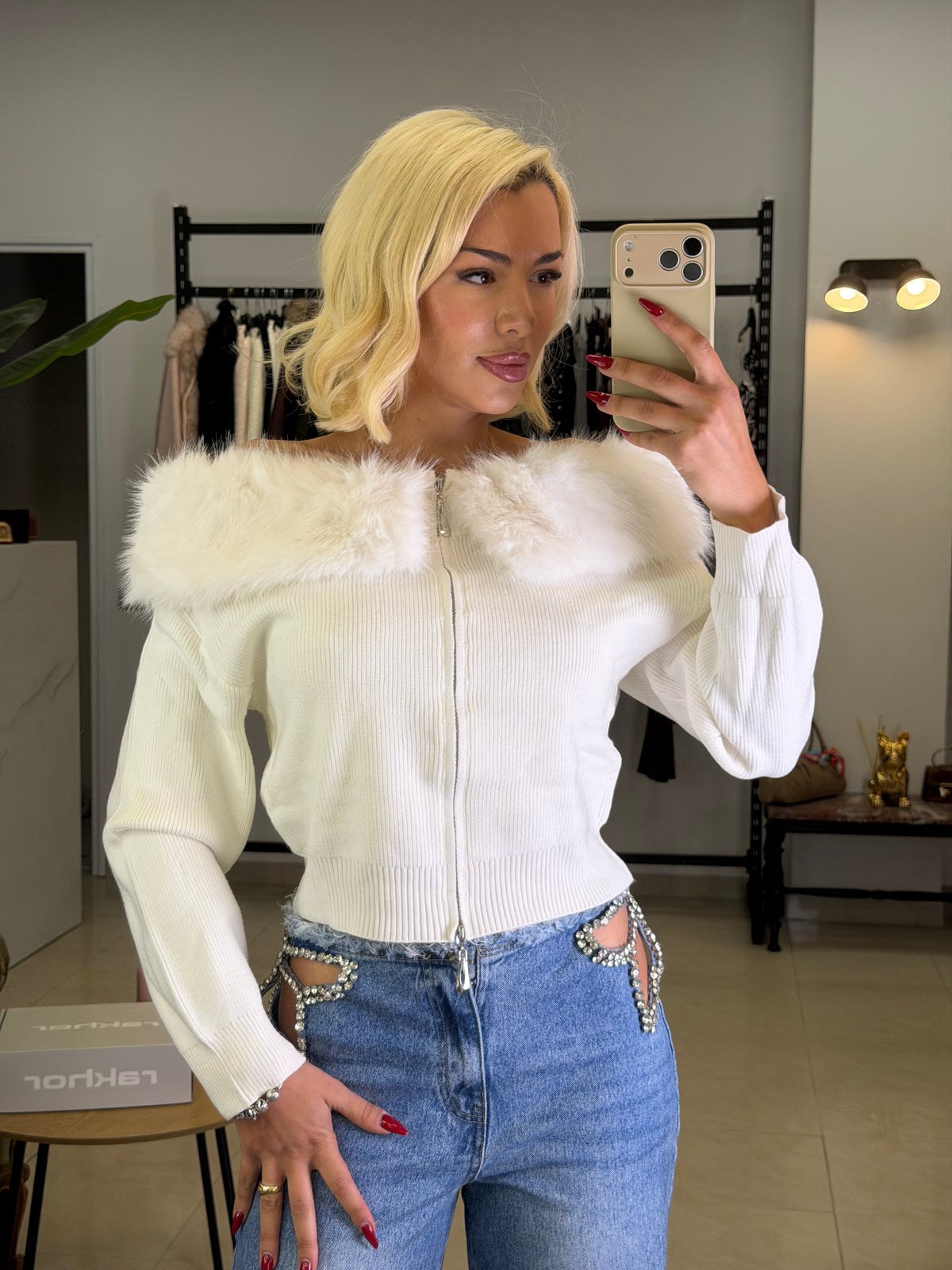 Crystal Butterfly Jeans