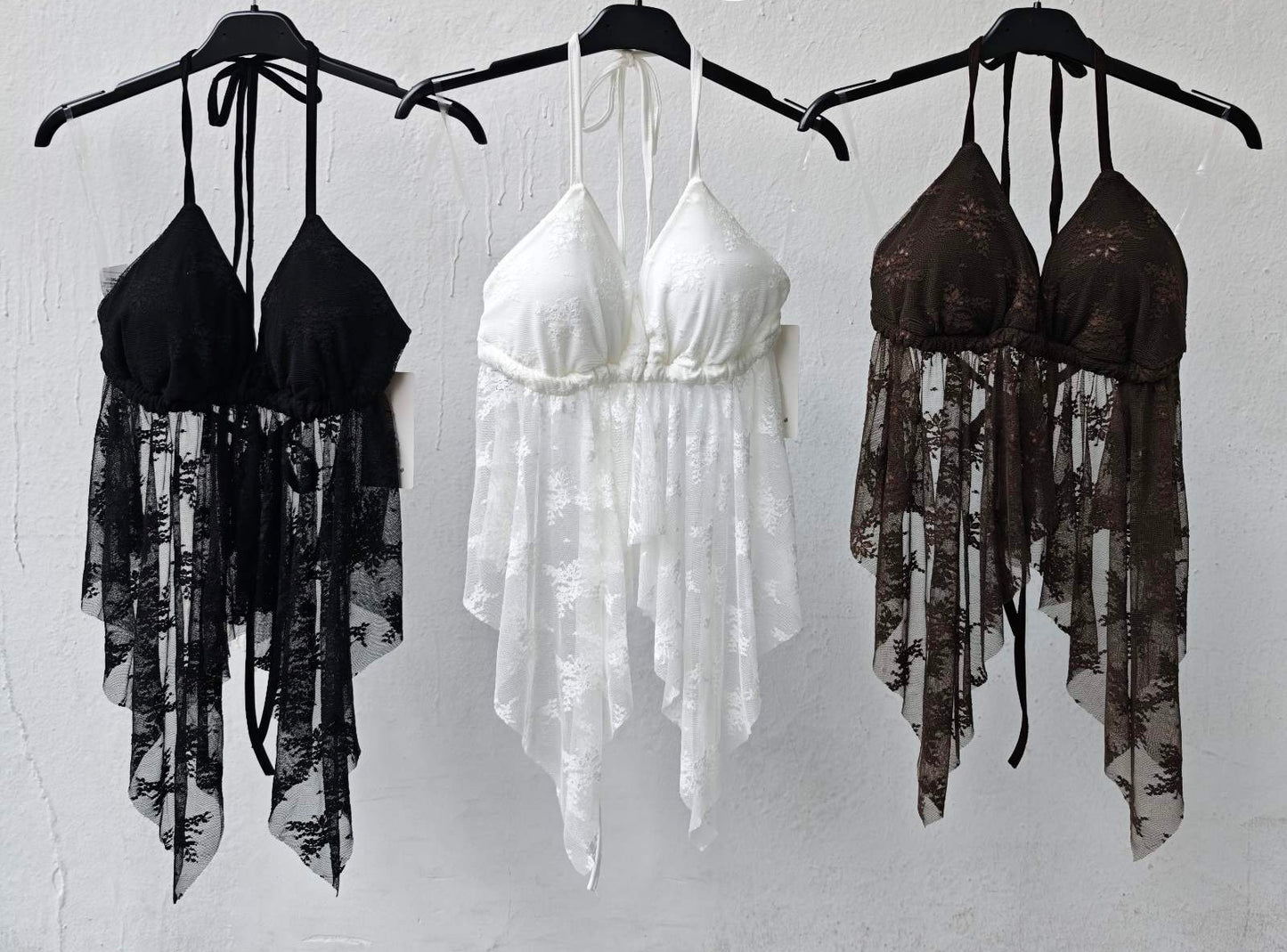 “Fairy Whispers” Lace Halter Top