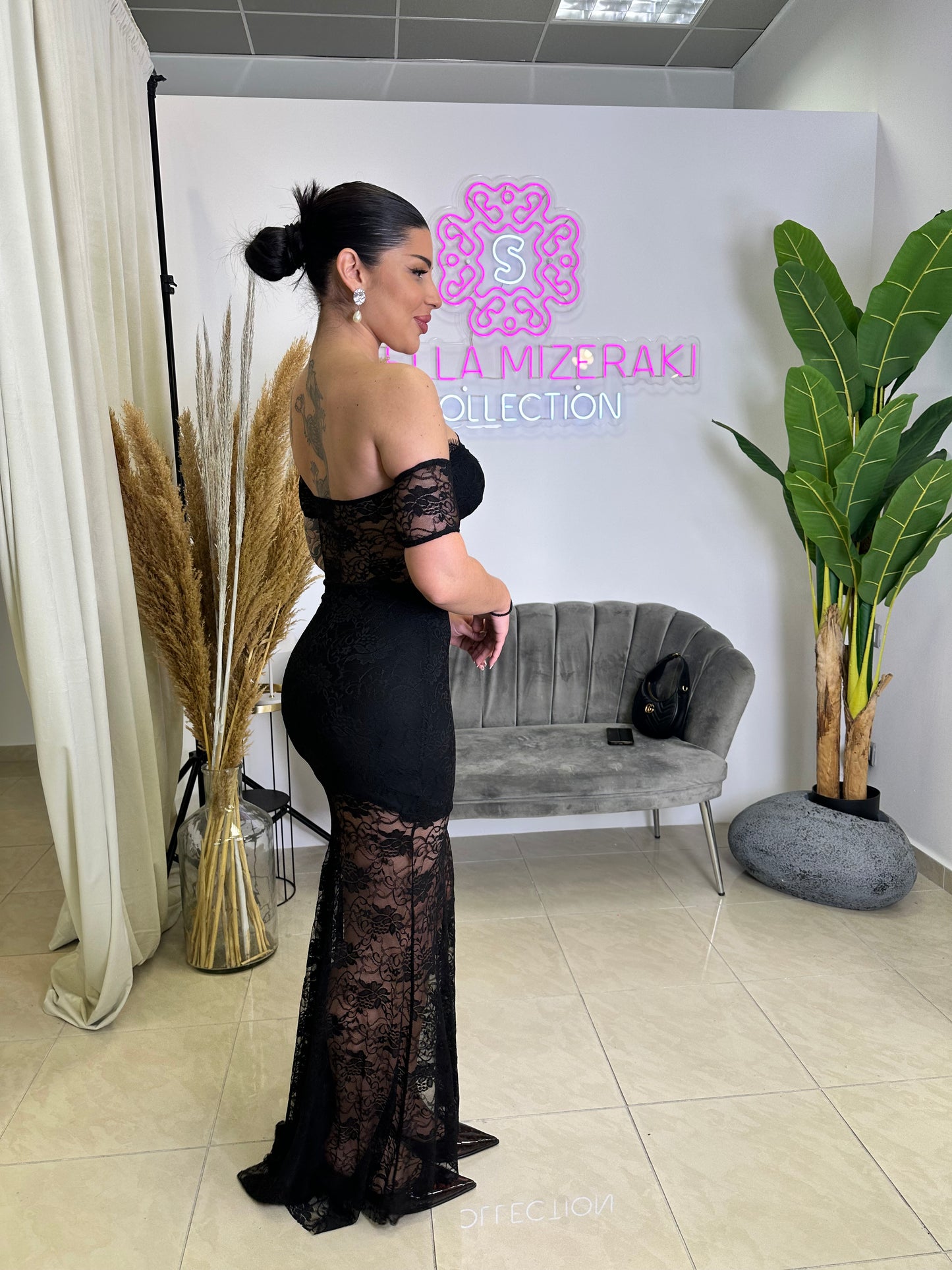 Danae lace maxi dress