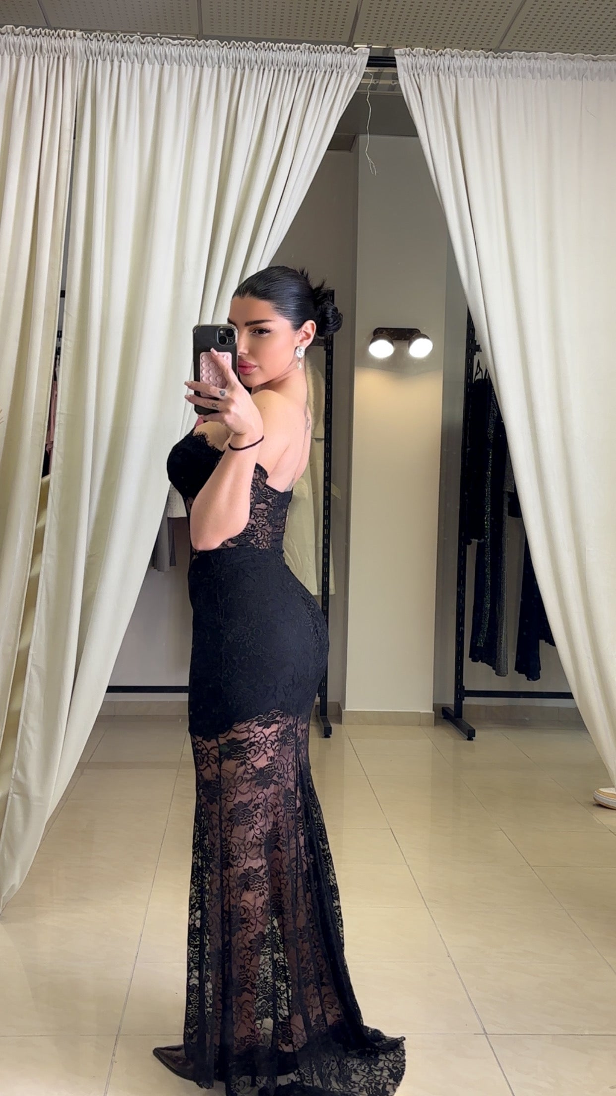 Danae lace maxi dress