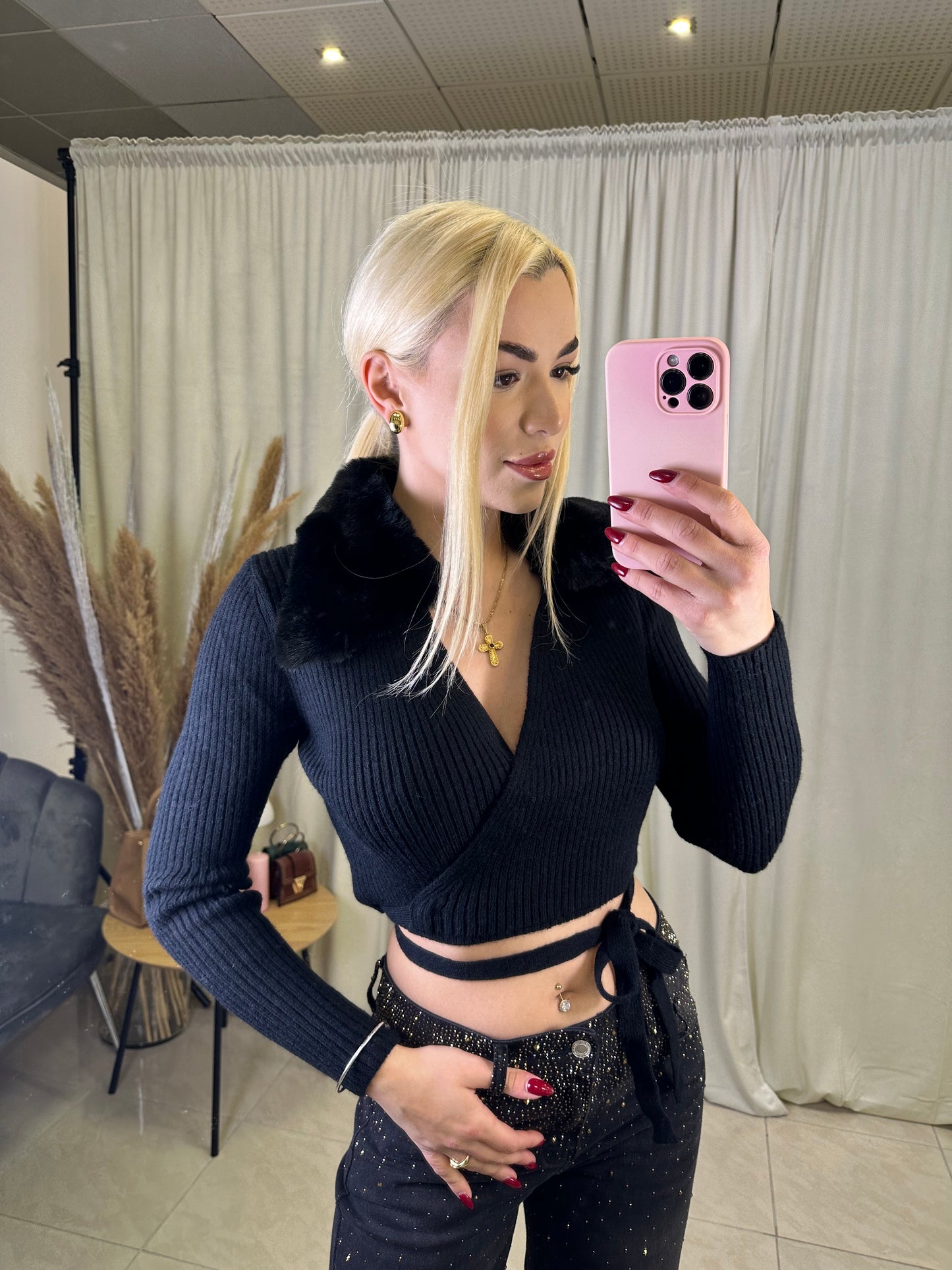 “It’s cold baby” top