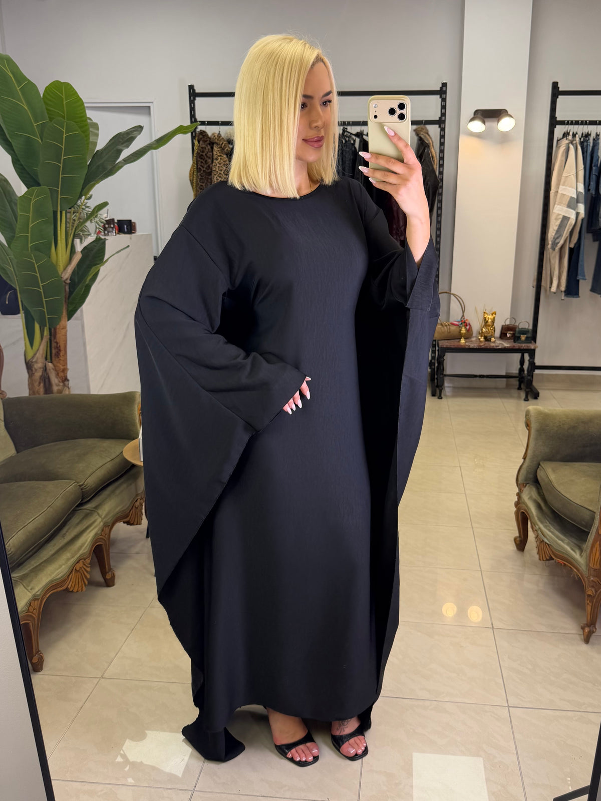 DIVINE CAPE MAXI DRESS