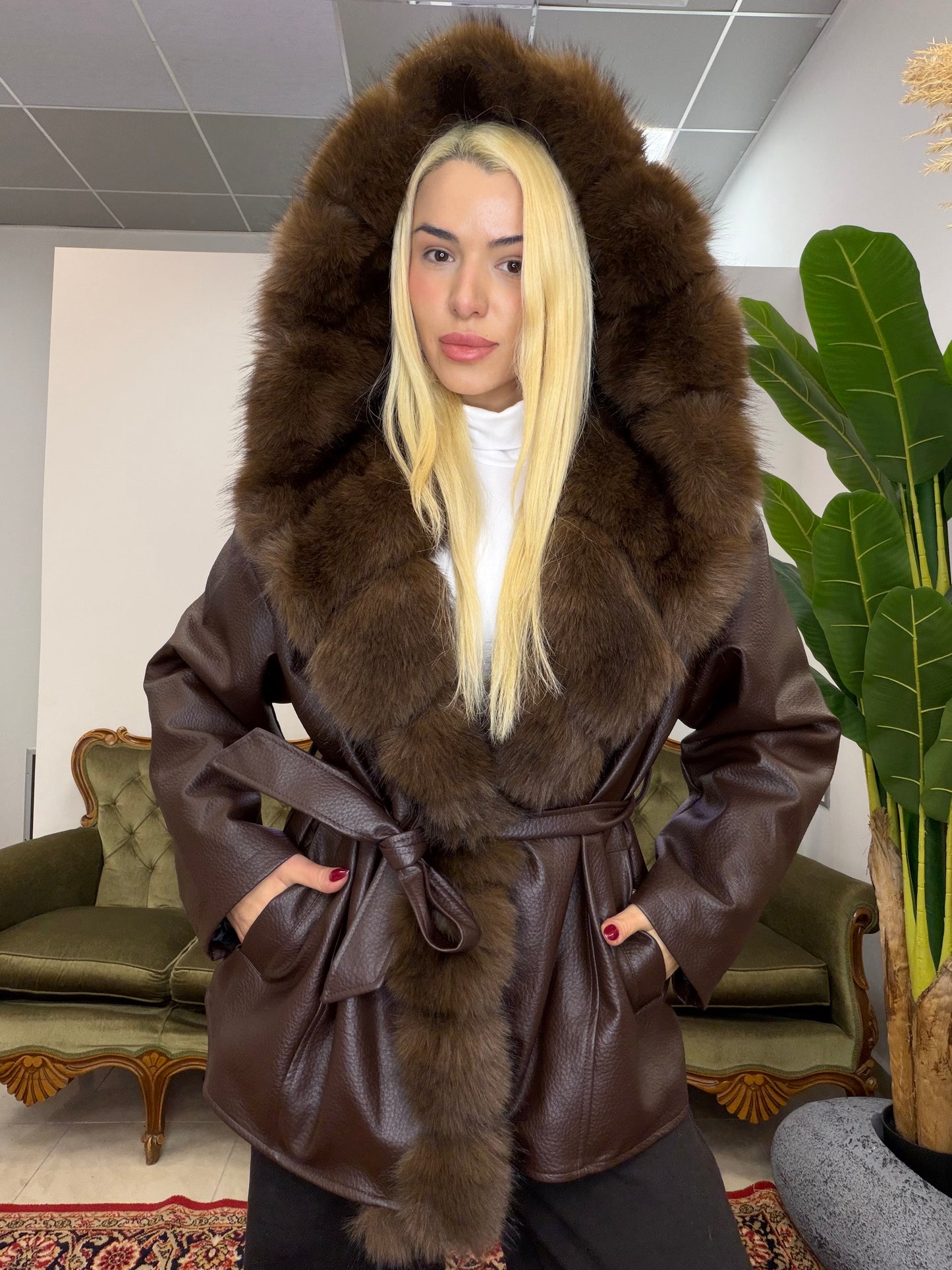 “VIENNA” Belted Blazer