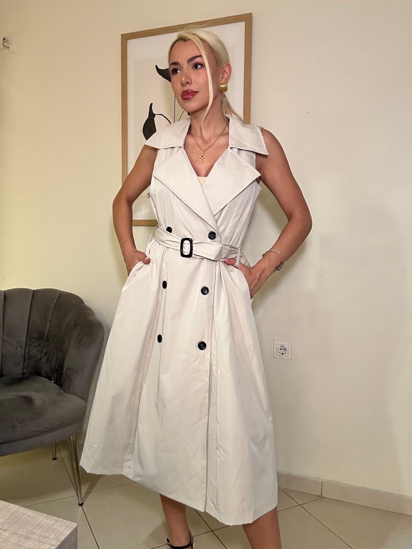 Fatal Touch φόρεμα - καμπαρντίνα