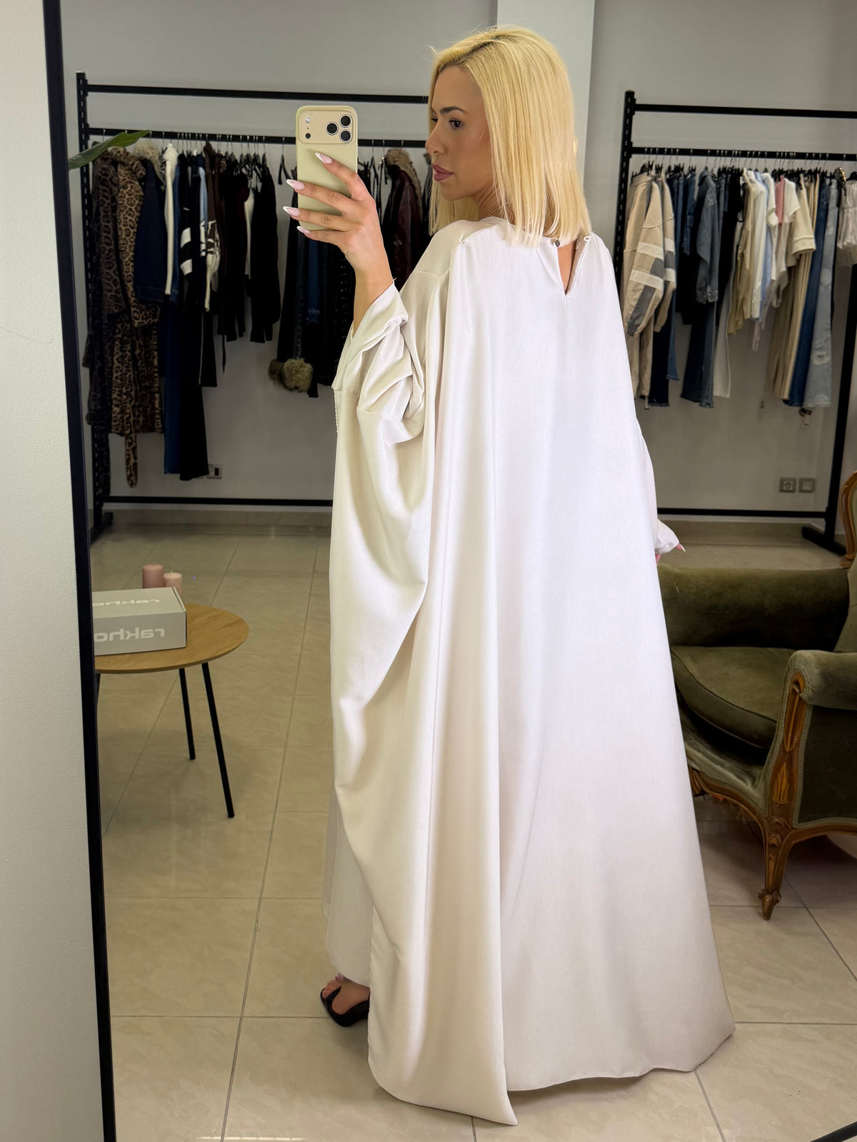 DIVINE CAPE MAXI DRESS
