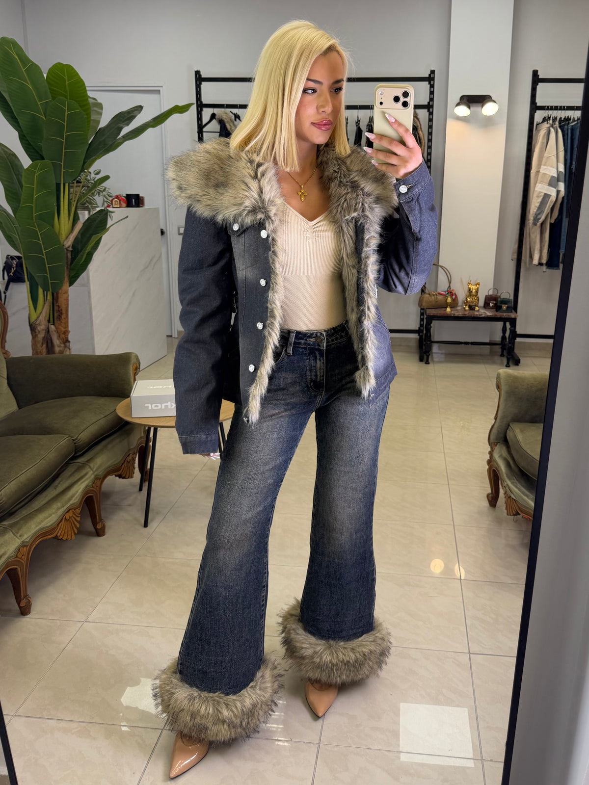 FROST QUEEN DENIM JACKET
