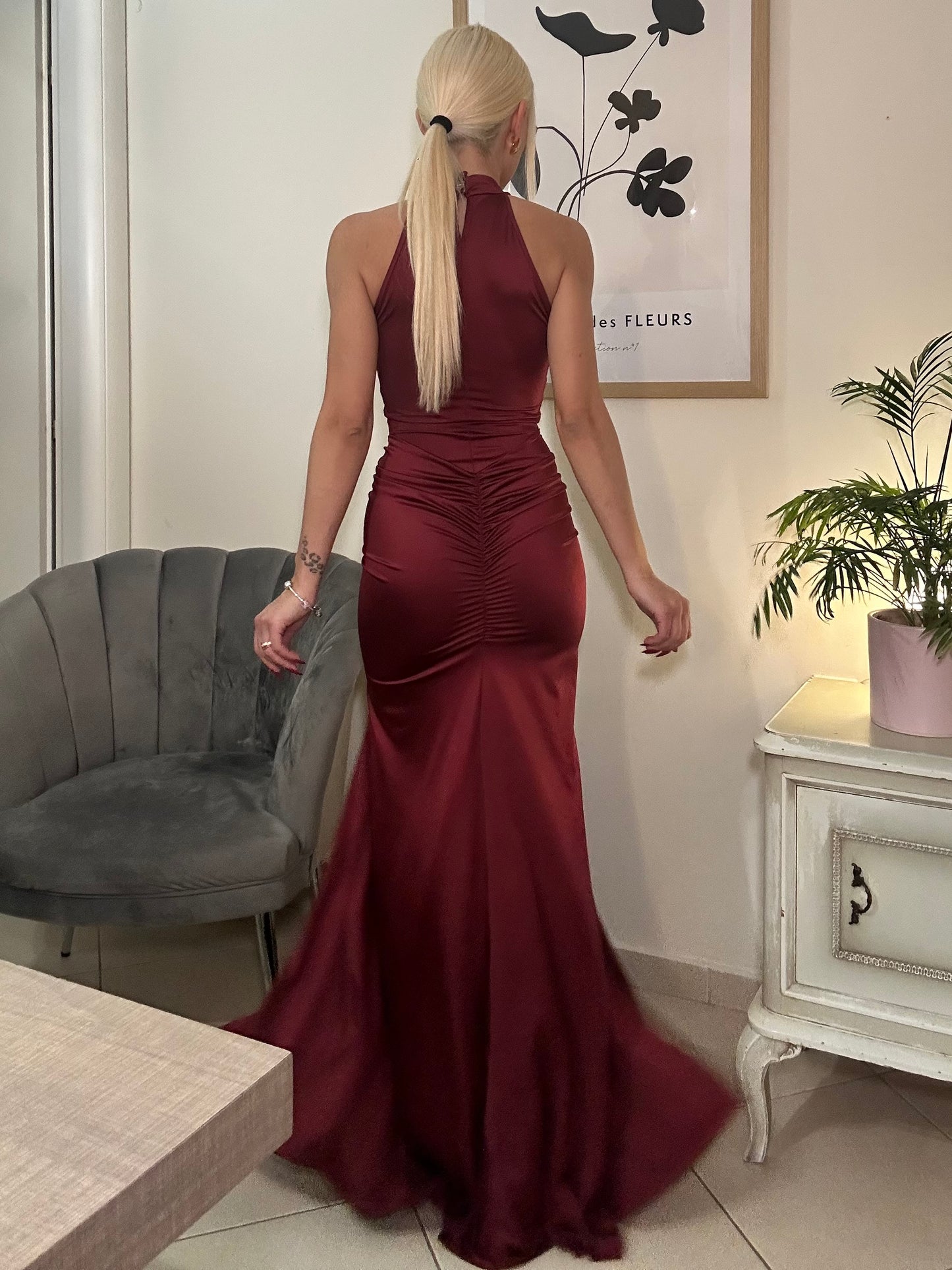 DIVA GARNET GOWN