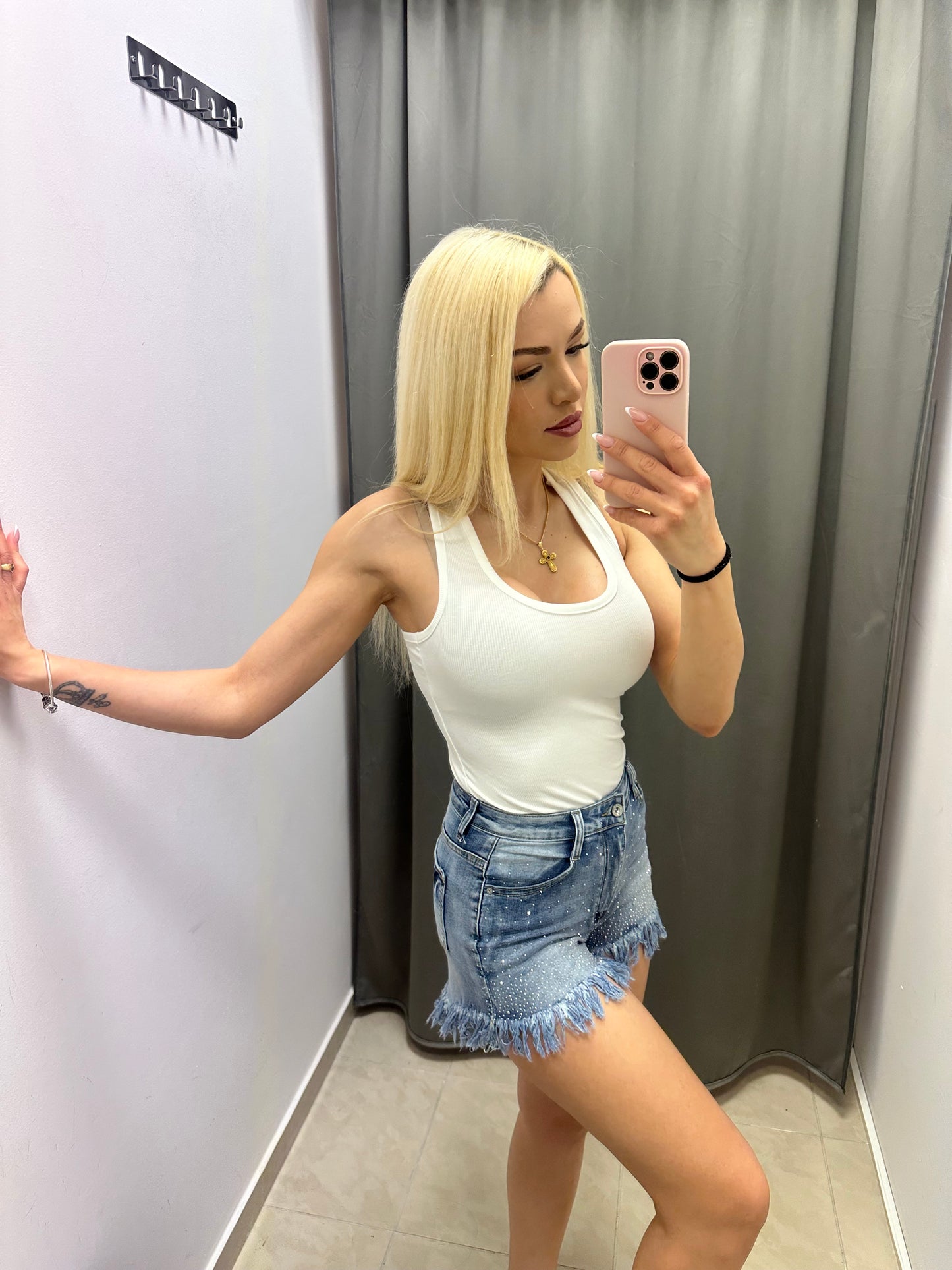 Jean sorts με στρας