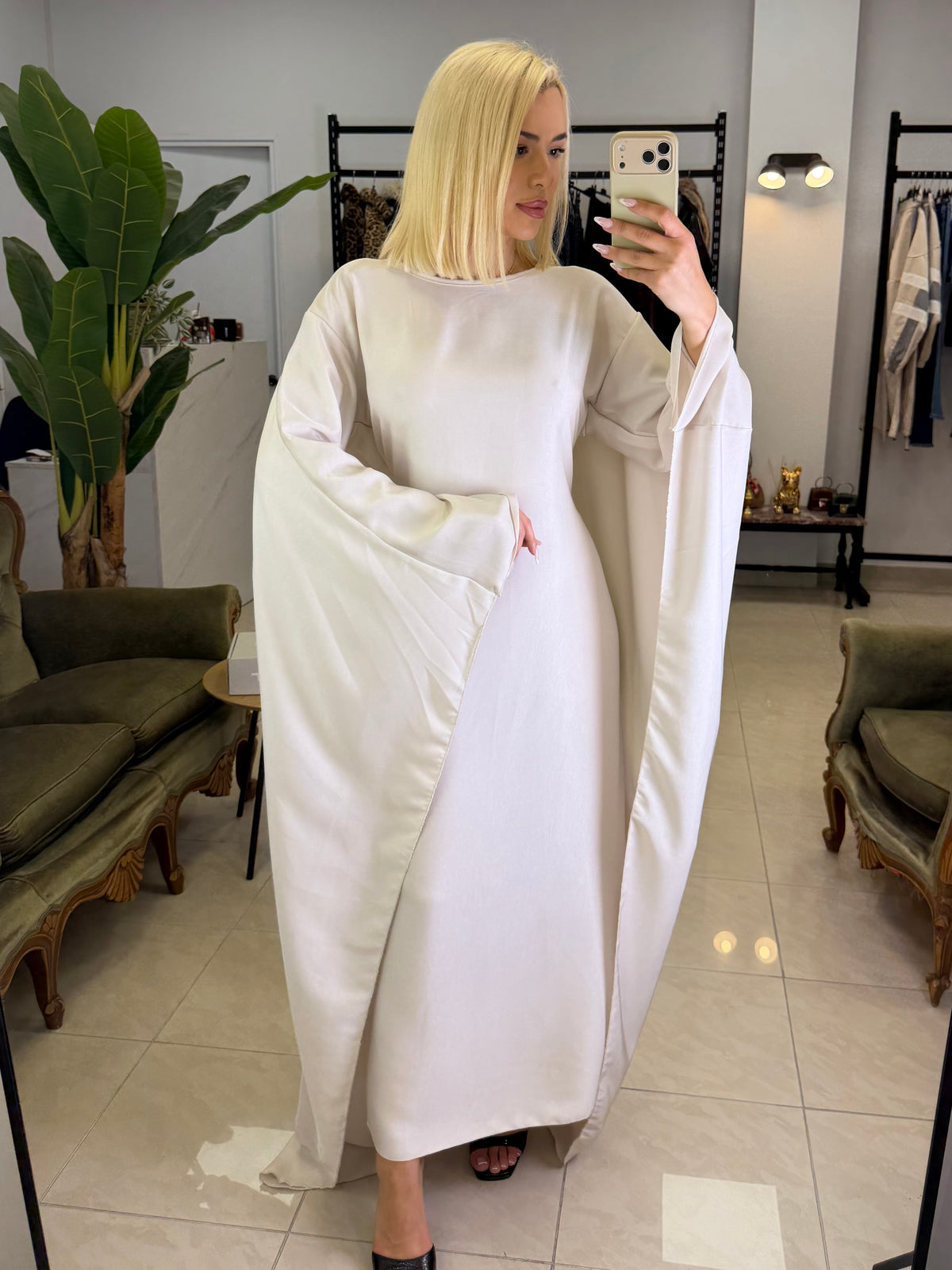 DIVINE CAPE MAXI DRESS