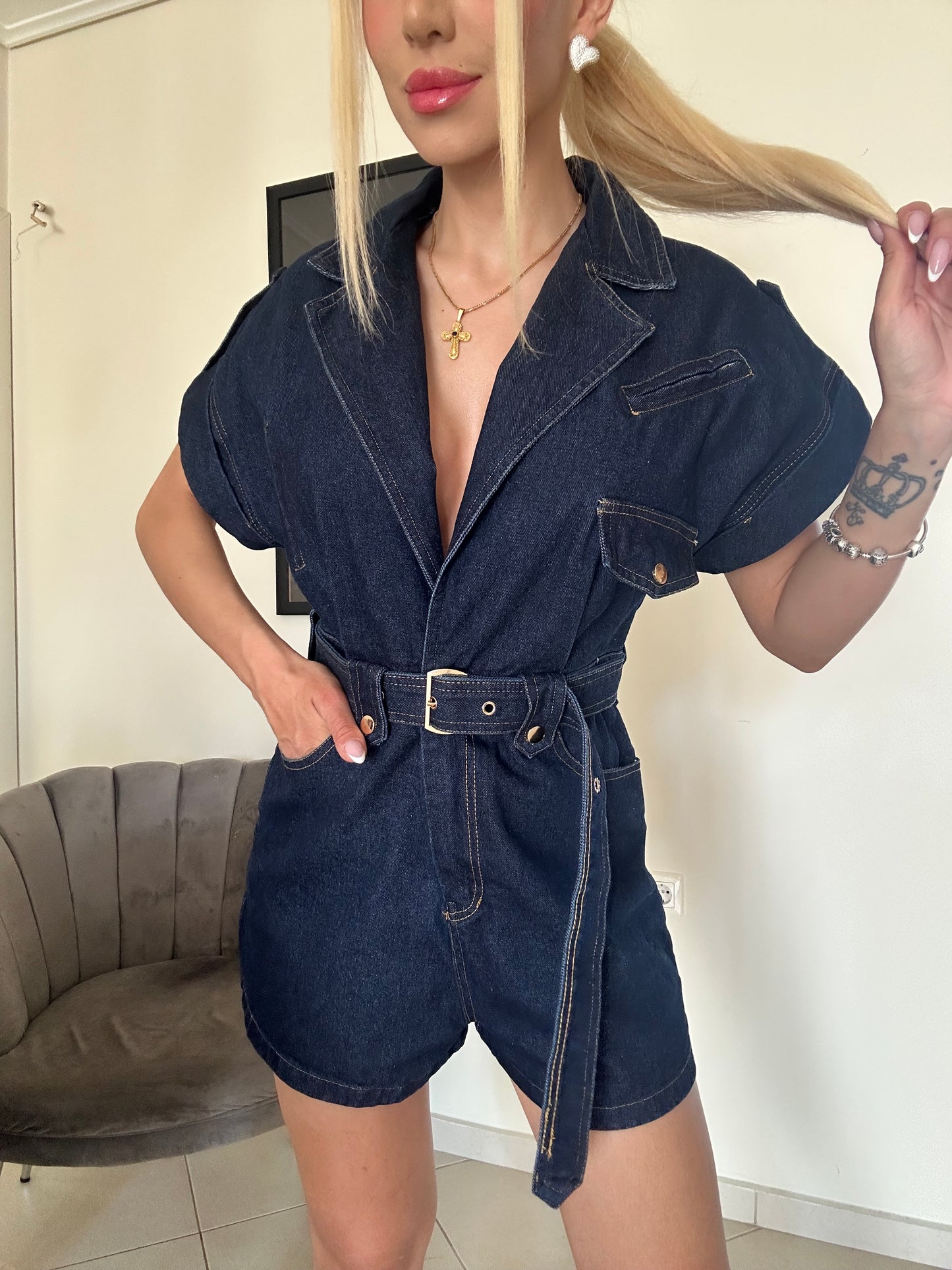 Indigo Belle ολόσωμο σορτς