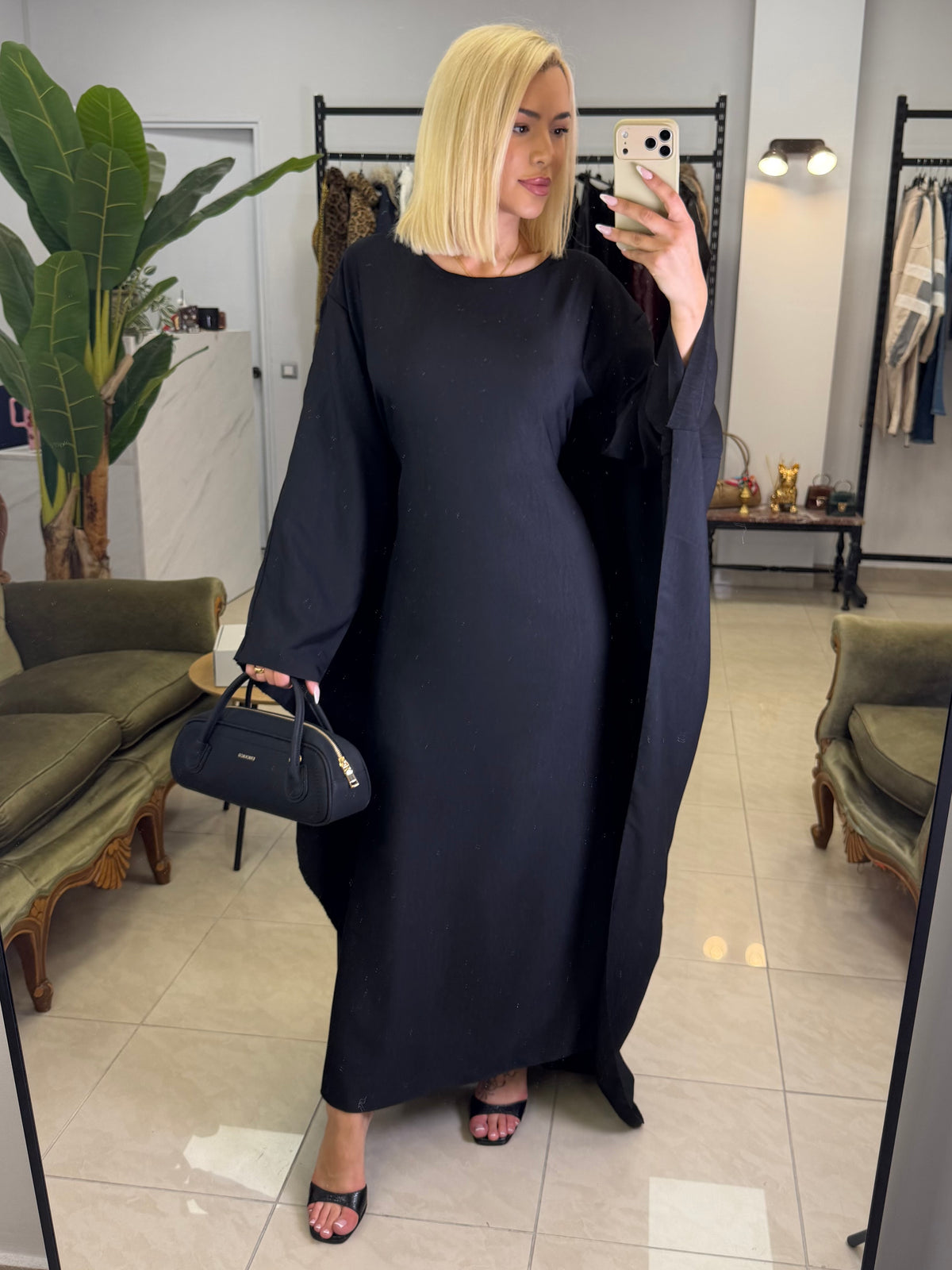 DIVINE CAPE MAXI DRESS