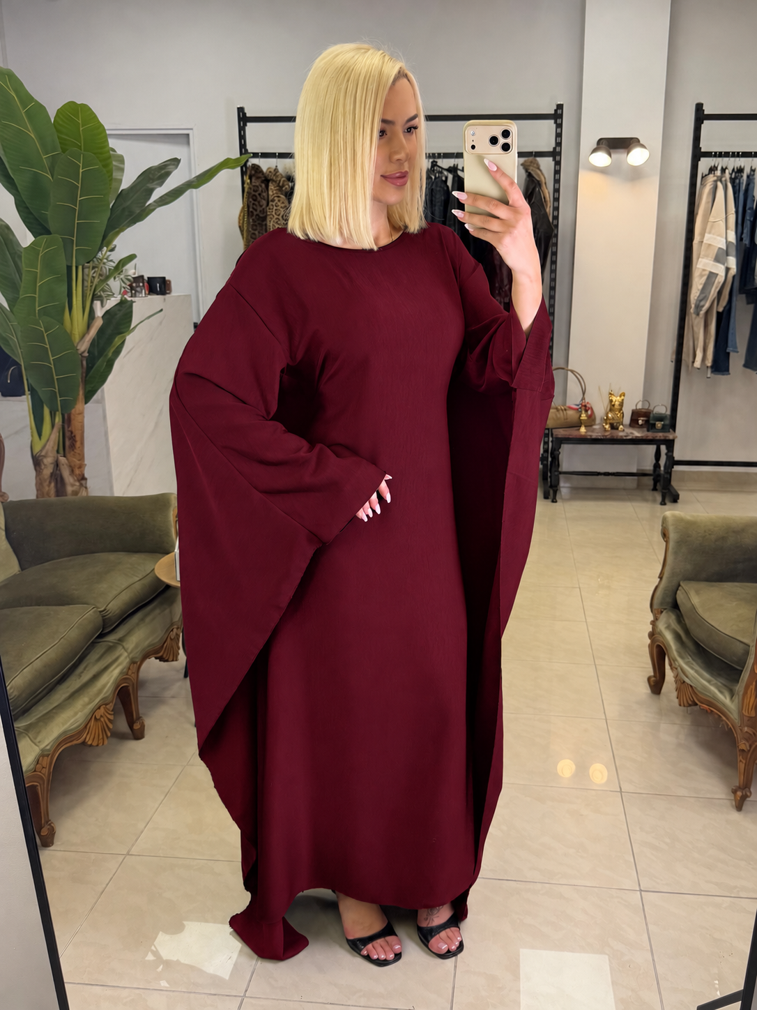 DIVINE CAPE MAXI DRESS